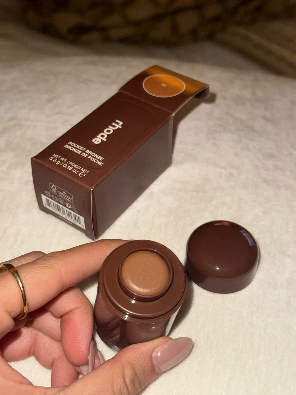 RHODE Pocket Bronze Long-Wearing Cream Bronzer in “Sip” NWT